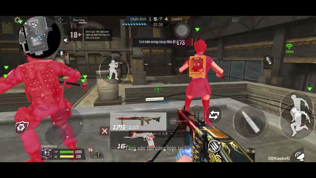 Chào ae Crossfire:legends zombie thủ chuồng 