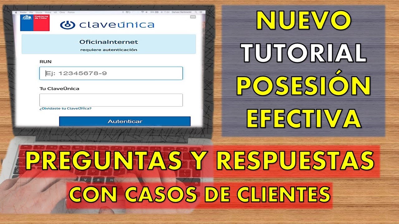 NUEVO TUTORIAL: CASOS, PREGUNTAS y RESPUESTAS: cómo llenar FORMULARIO online de POSESIÓN EFECTIVA.