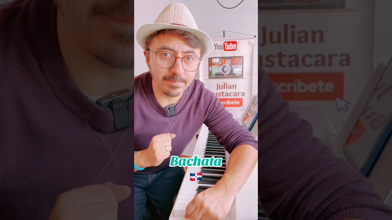 Ritmo de bachata en piano #piano #bachata #republicadominicana #ritmos #pianotutorial #romeosantos
