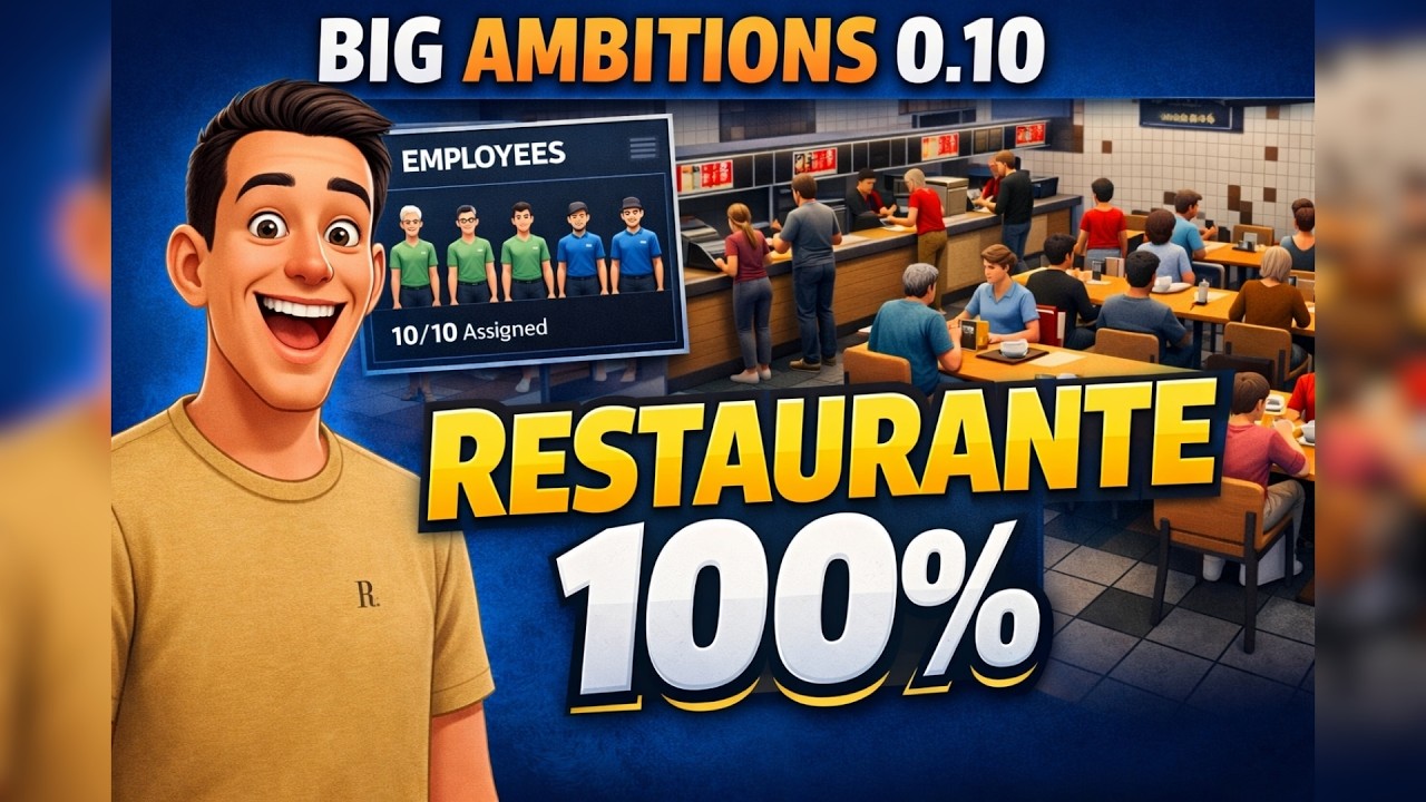 EP02 Big Ambitions 0.10 — Estruturamos o Primeiro Restaurante do IMPÉRIO PERFEITO | PT-BR