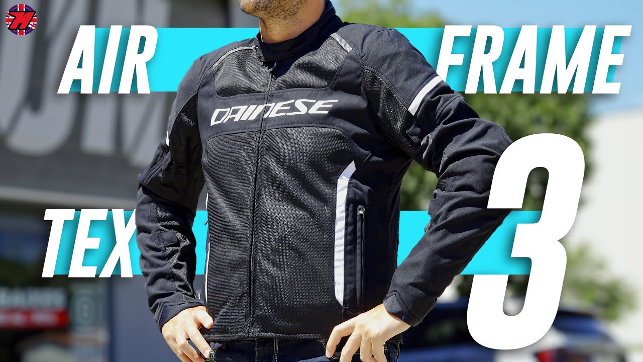 Review of the DAINESE AIR FRAME 3 Tex jacket, perfect for summer ☀️🫠