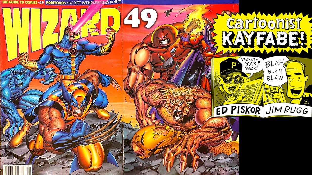 Wizard 49 - Sep 1995: X-Men, Joe Madureira, Deodato, Vertigo writers, and artist portfolios