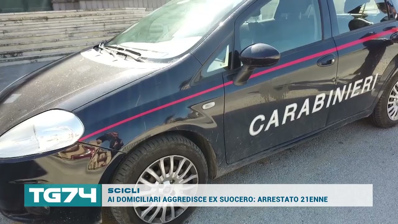 SCICLI - AI DOMICILIARI AGGREDISCE EX SUOCERO, ARRESTATO 21ENNE