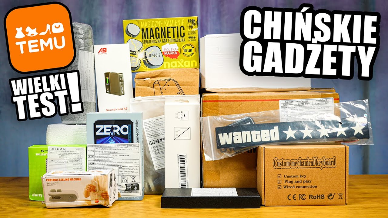 Testuję Nowe Chińskie Gadżety z TEMU! - Wielki Test!