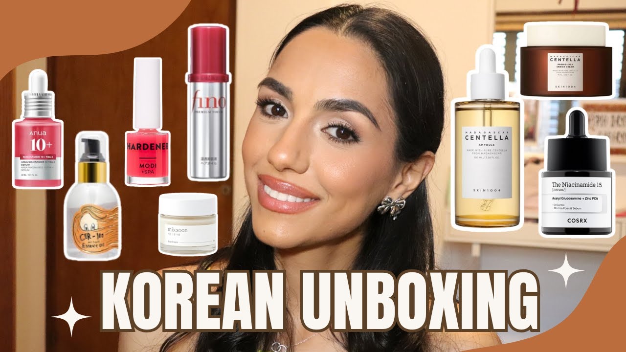 UNBOXING Κορεάτικα VIRAL προιόντα | Korean Skin/Hair/Nail Care Haul