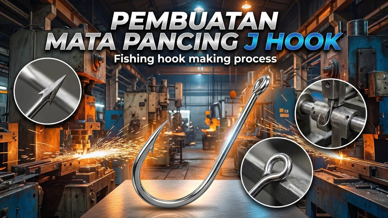 Proses pembuatan kail pancing 