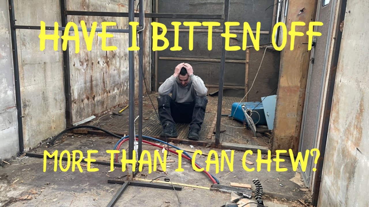 HAVE I BITTEN OFF MORE THAN I CAN CHEW? - stripping out our horse box camper conversion.