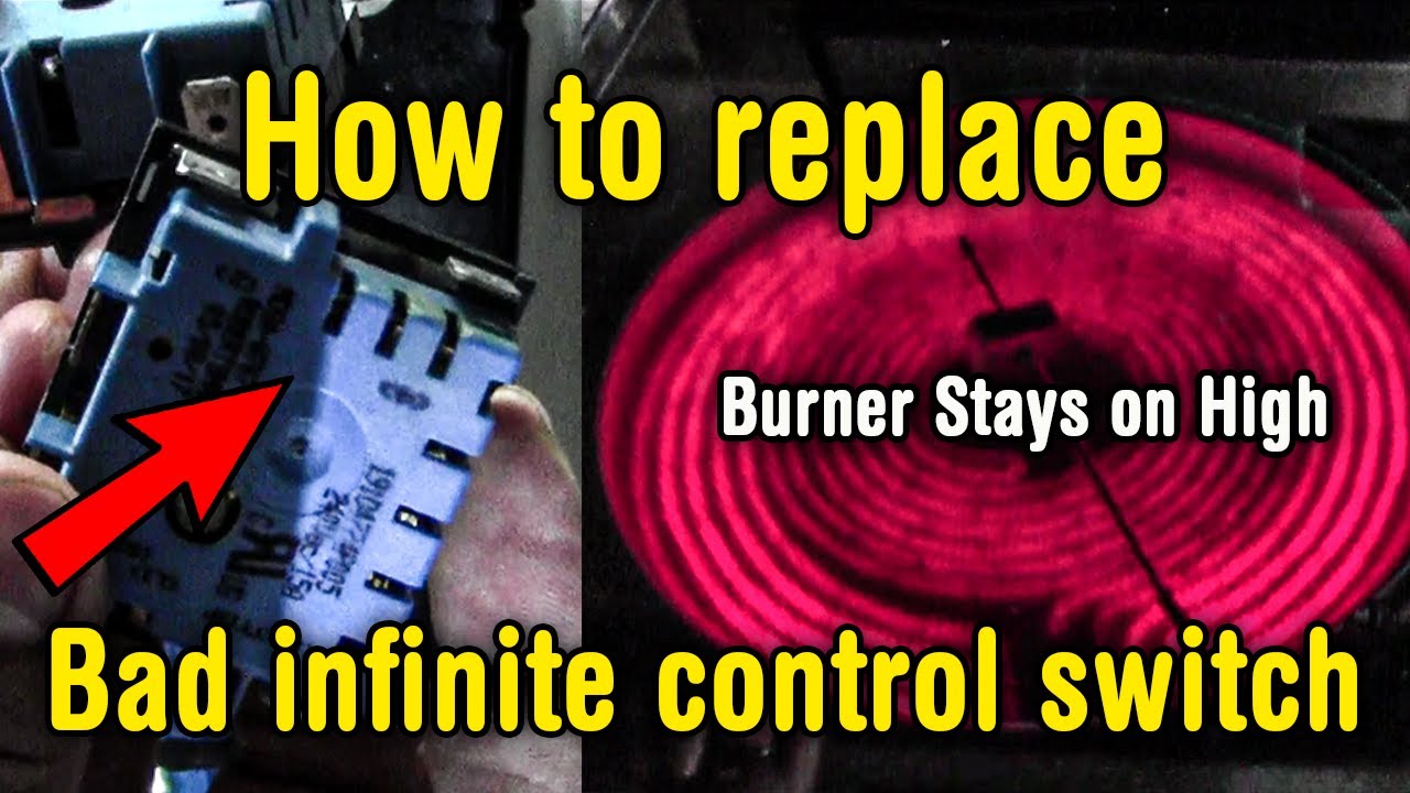 How To Replace Infinite Control Switch l GE Range Infinite Control Switch l GE Electric Range Stove