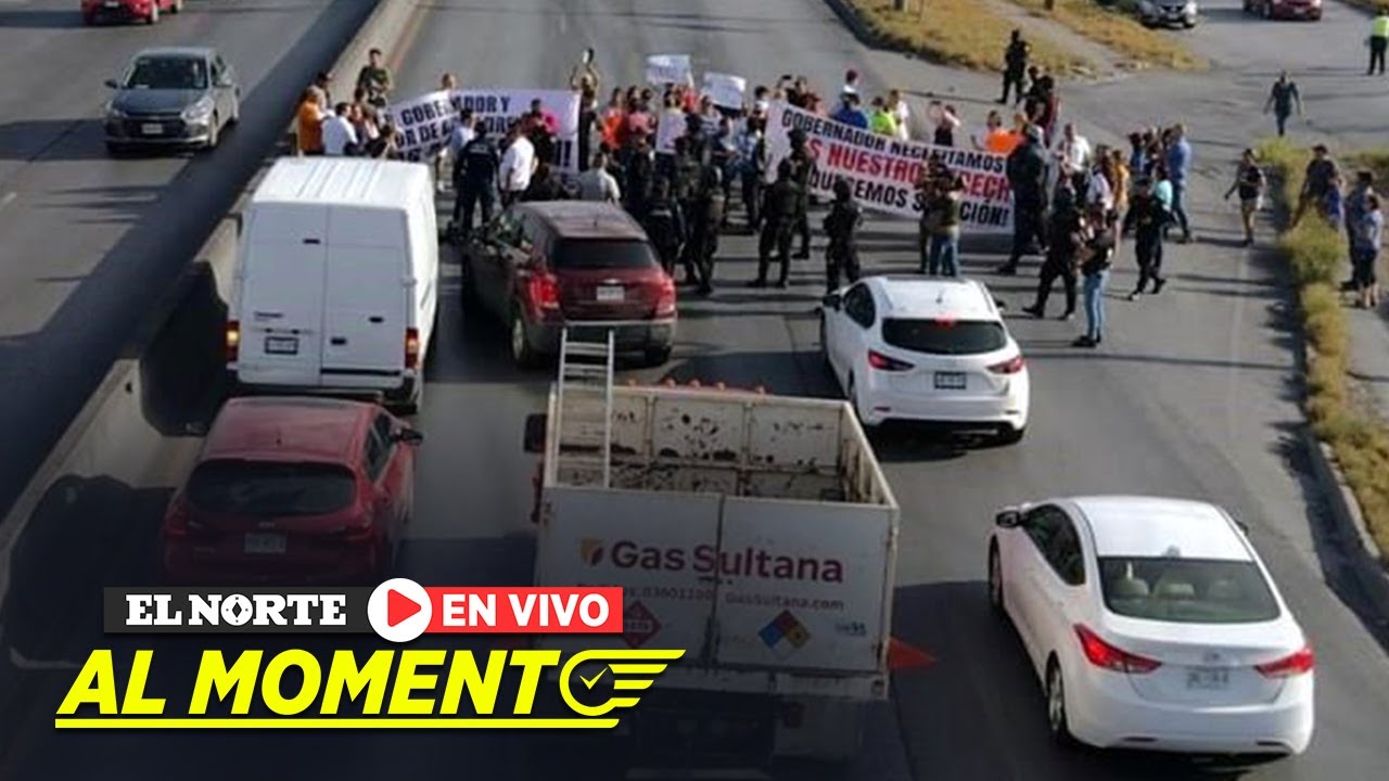Bloquean la Avenida Miguel Alemán para exigir agua | Monterrey