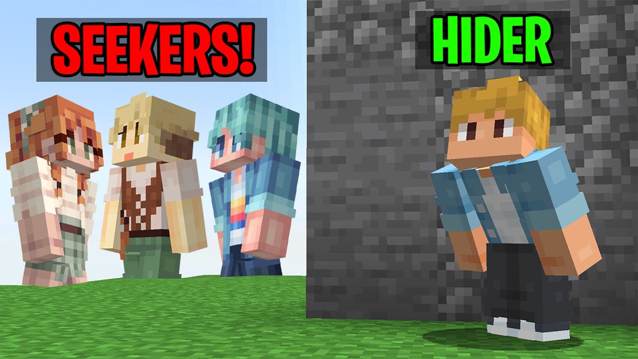 MINECRAFT HIDE AND SEEK Modded! /w Smajor, Oli & Eloise!
