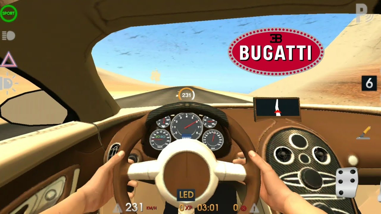BUGATTI VEYRON TEST DRIVE FPP VIEW -DRIVING SCHOOL SIM 2020