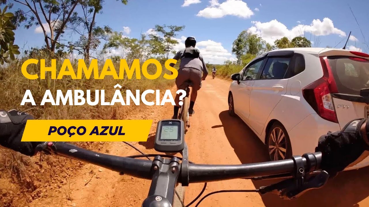 Ele caiu feio na trilha  - Cilada do Bino com 87km pro Poço Azul - MTB