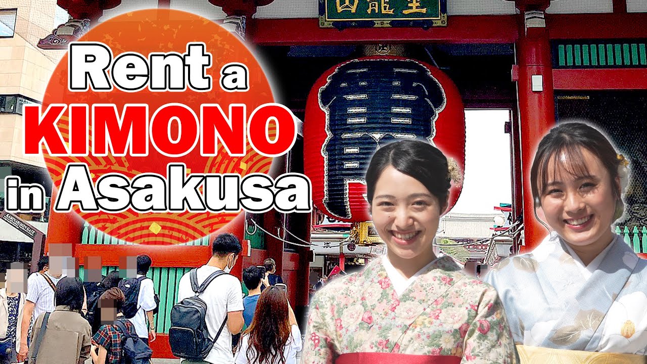 【Asakusa, Tokyo】Rent a Kimono ! Wear your favorite kimono and enjoy Japan!