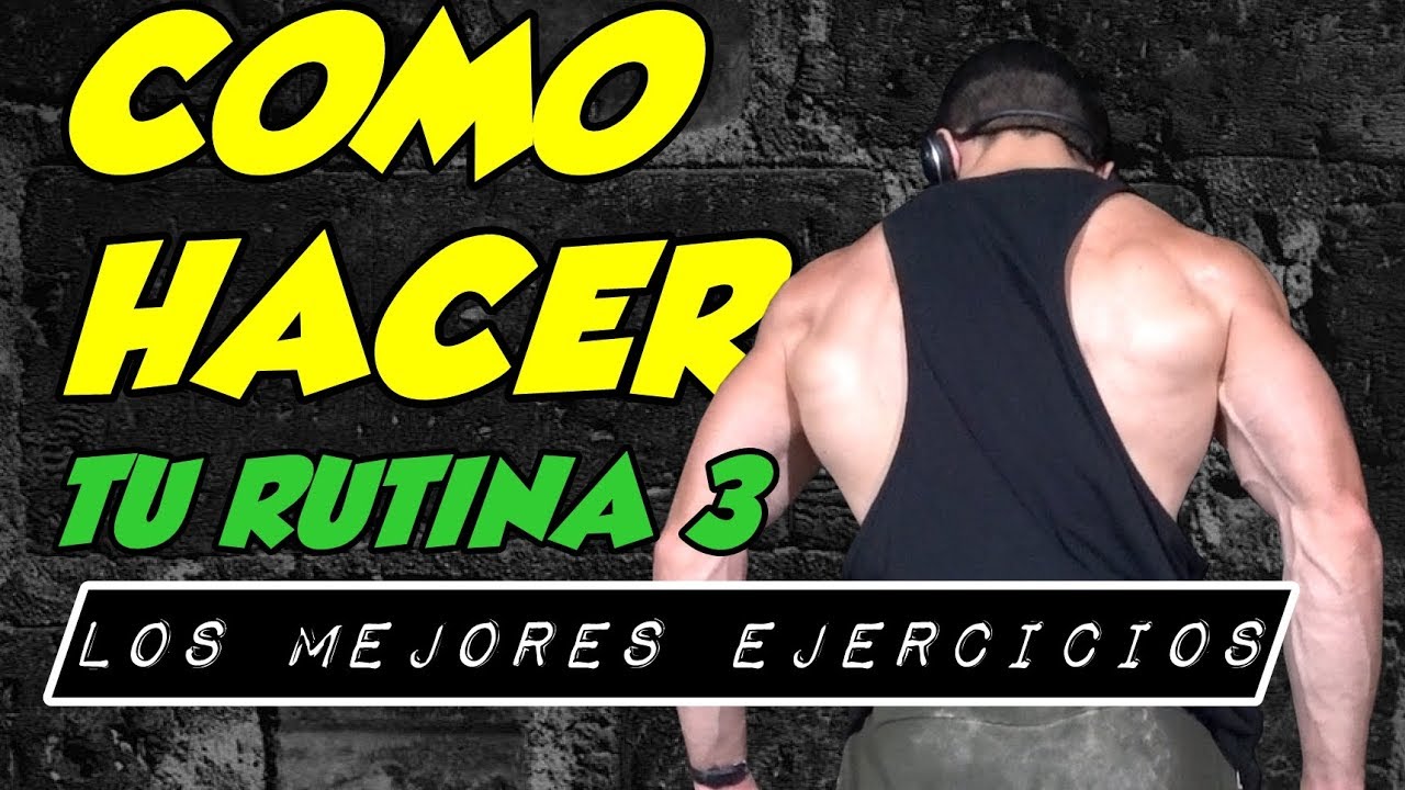 LOS MEJORES EJERCICIOS PARA CADA MUSCULO | COMO HACER TU RUTINA 3