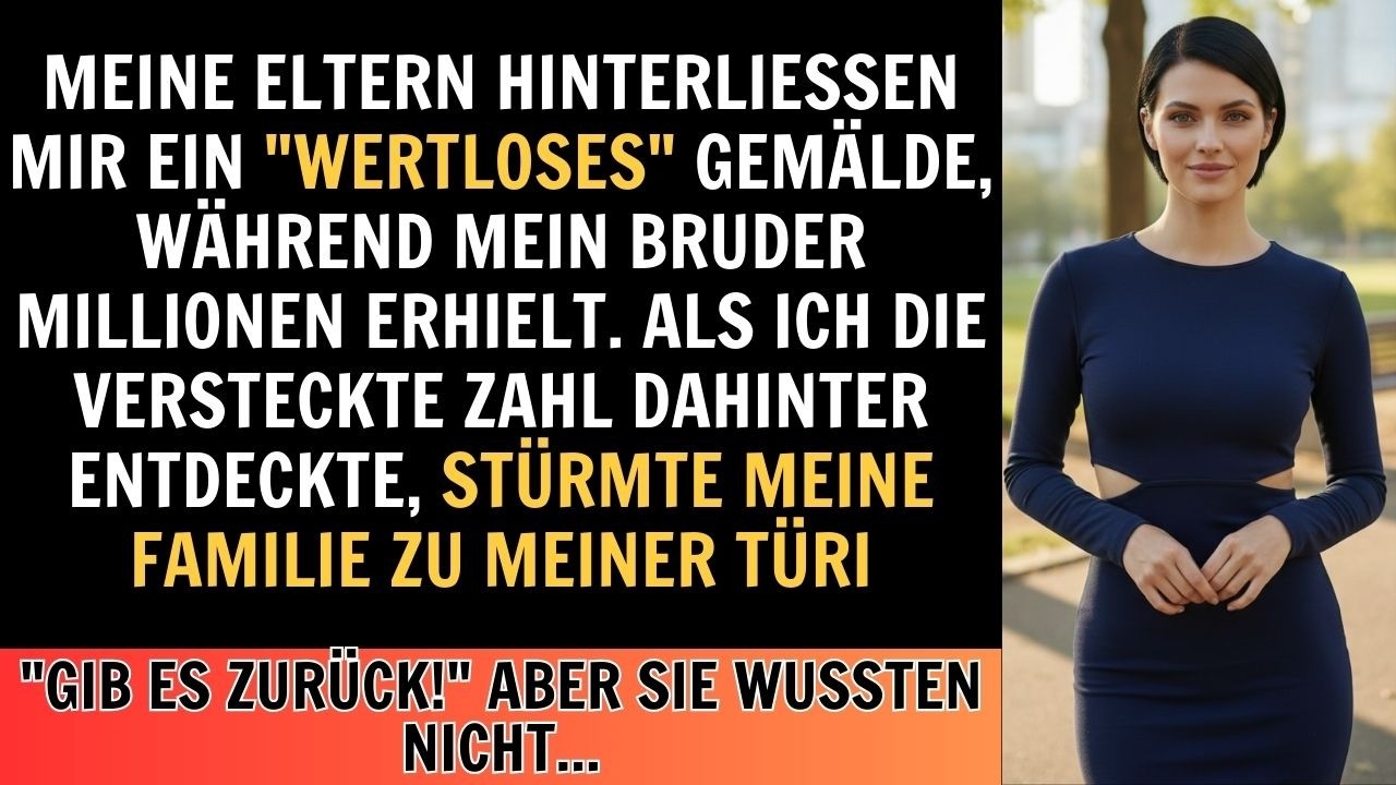Meine Eltern hinterließen mir ein 'wertloses' Gemälde, aber als ich die versteckten Zahlen dahinter…