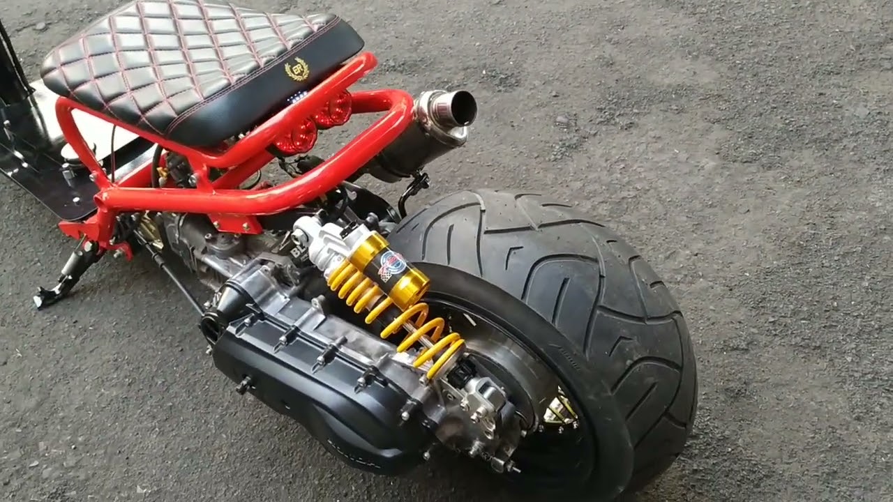 honda zoomer/ruckus custom dari honda beat 110