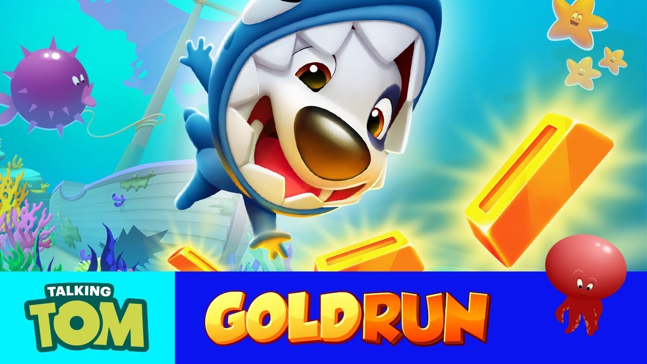 🦈 Shark Hank&rsquo;s Underwater Adventure &ndash; Talking Tom Gold Run NEW UPDATE (Gameplay)