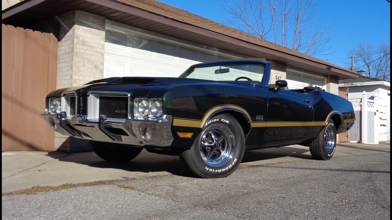 1971 Oldsmobile Olds 442 Convertible 455 in Green & Ride on My Car Story with Lou Costabile
