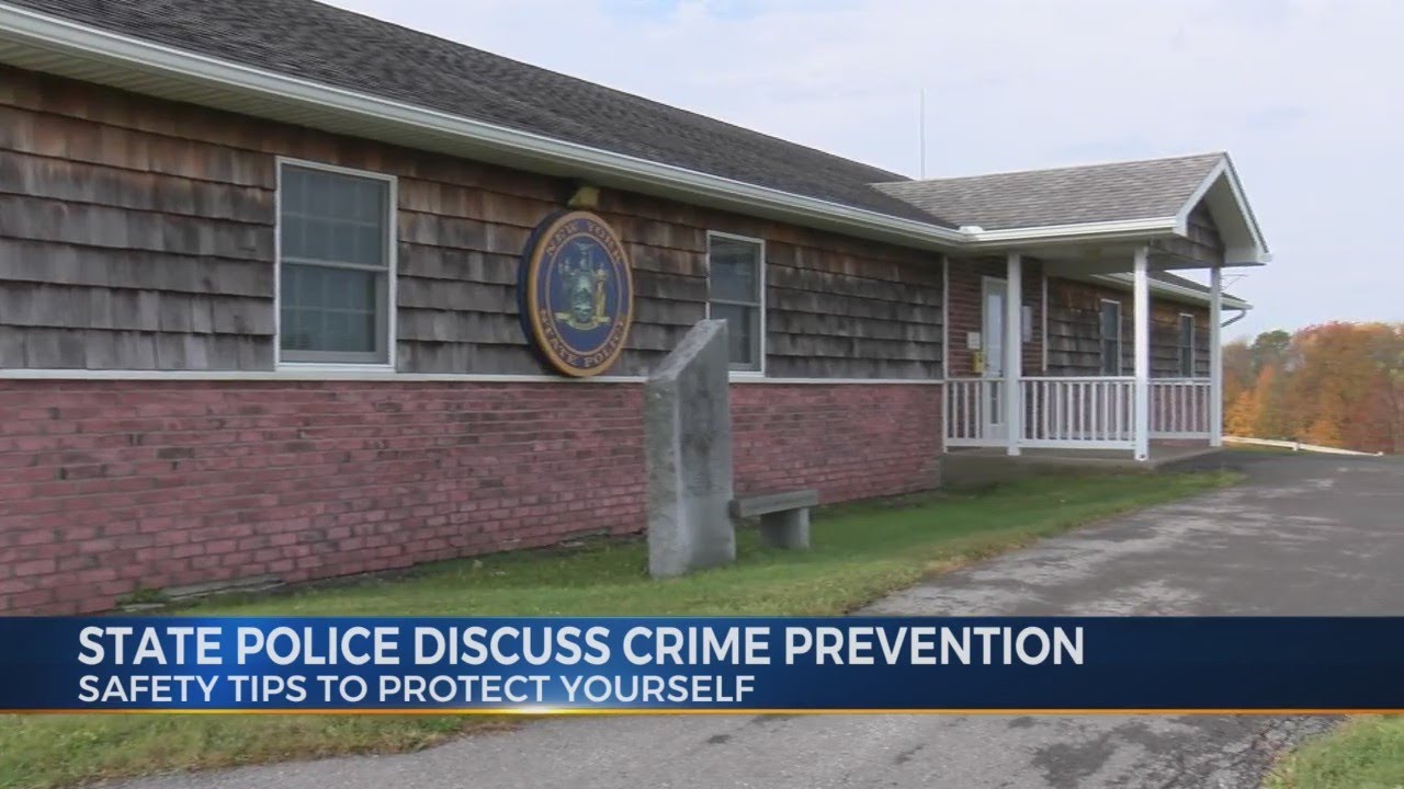 State Police Discuss Crime Prevention