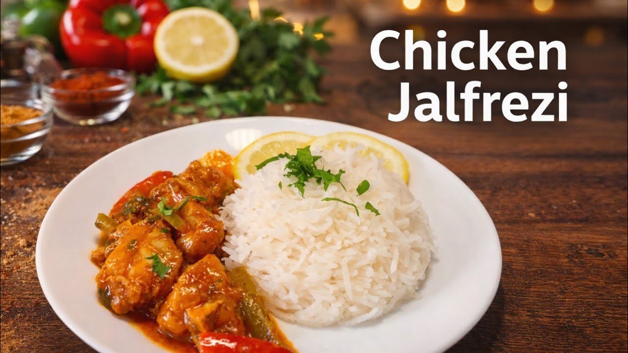 Juicy Chicken Jalfrezi with Rice | Pakistani Comfort Food🍗🥰