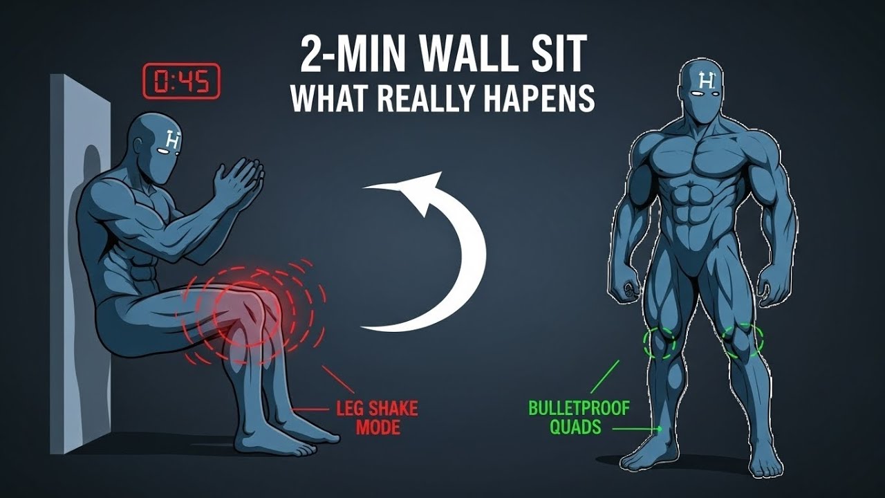 Wall Sit Challenge | What Happens to Your Body When You Hold for 2 Minutes Daily
