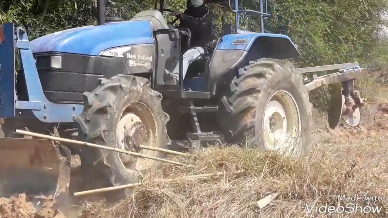 รถไถ New Holland TS90 ไถผาน 3  รถไถแรงๆอีกคันที่น่าสนใจ