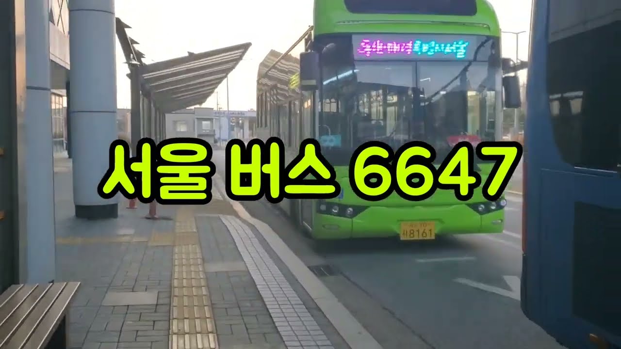 서울 정평운수 6647번 개화역광역환승센터-신방화역7번출구 주행영상(2025.4.29)