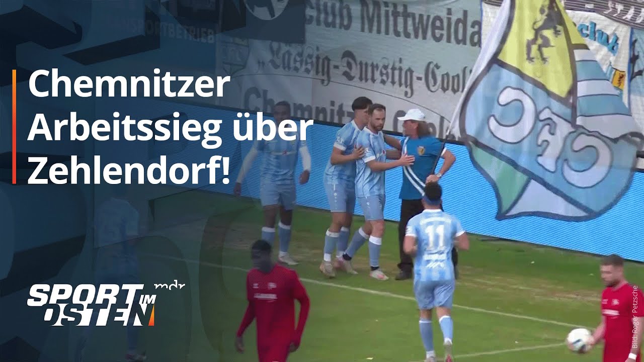 Chemnitzer FC feiert knappen Heimsieg gegen Zehlendorf | Sport im Osten | MDR