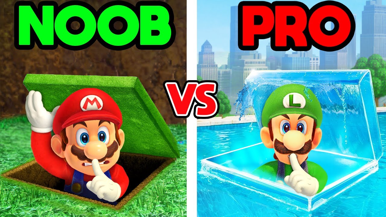 NOOB vs PRO: SECRET Rooms in Mario Odyssey!
