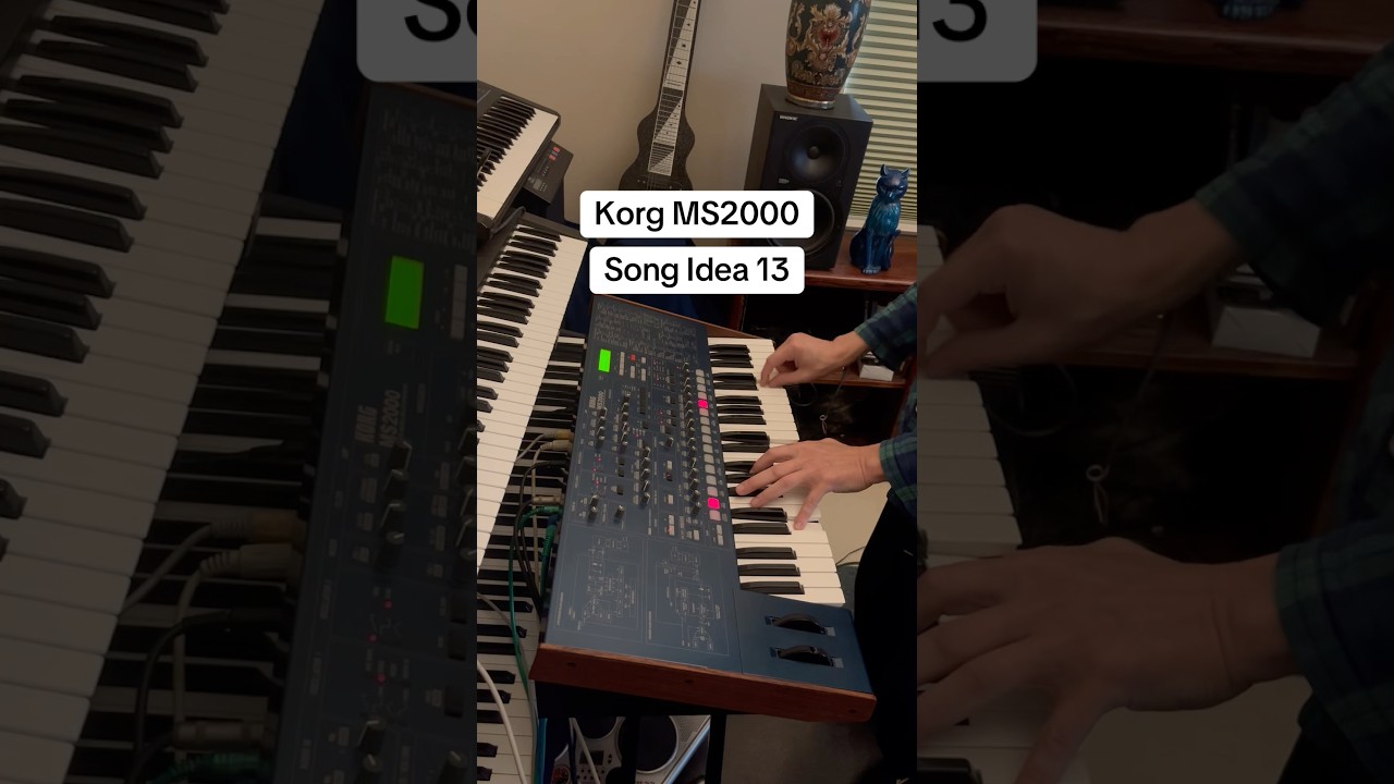 Korg MS2000  Song Idea 13 VINTAGE SYNTH SOUNDS and MUSIC 