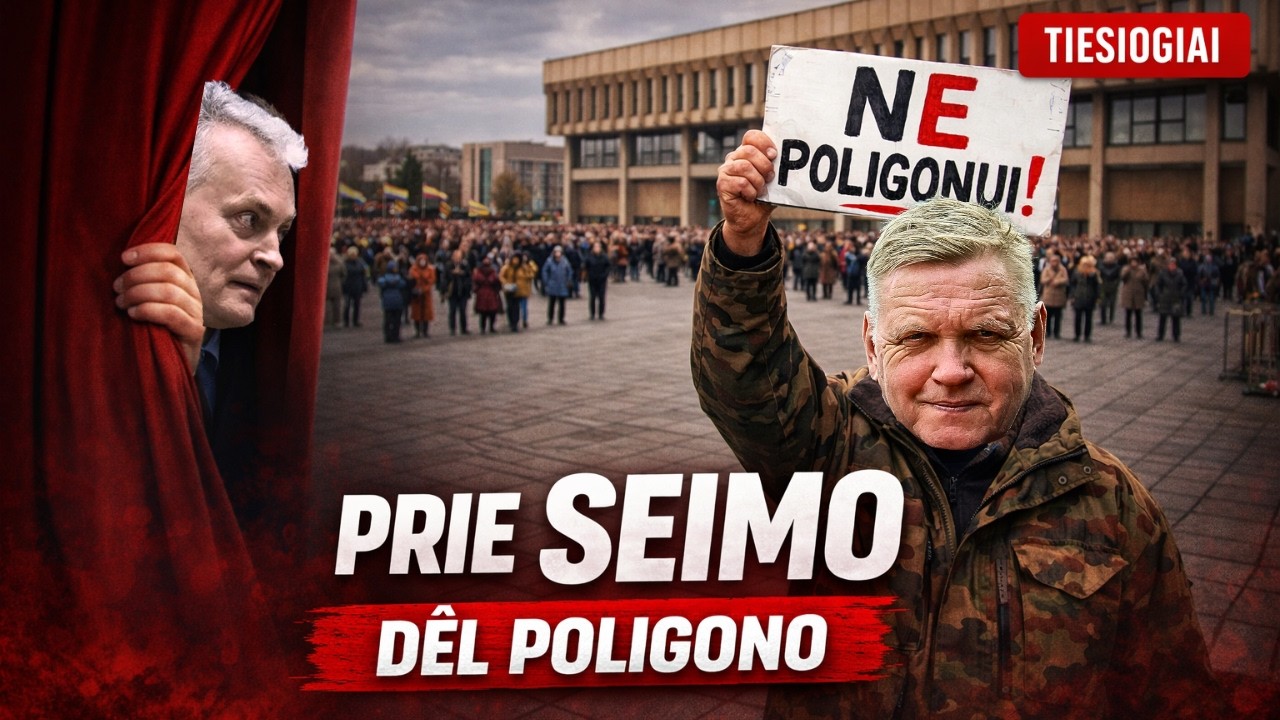 TIESIOGIAI: protestas prie Seimo &ndash; prie&scaron; poligoną saugomose teritorijose