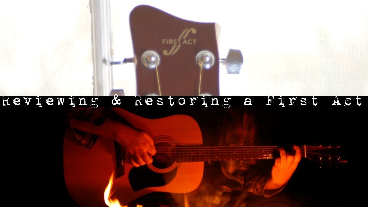 First Act Acoustic Guitar... 13 Years Later!