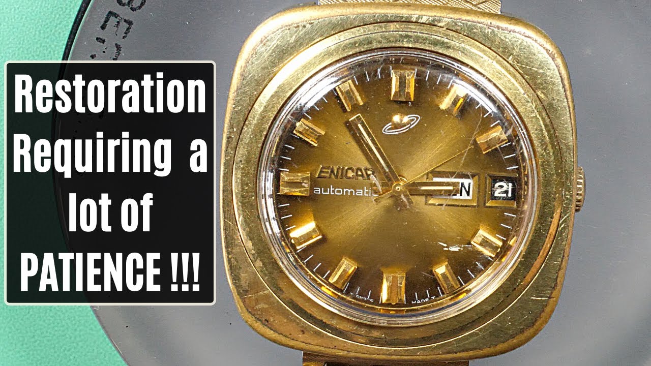 This Enicar Vintage Watch Restoration Tested my Patience 😤