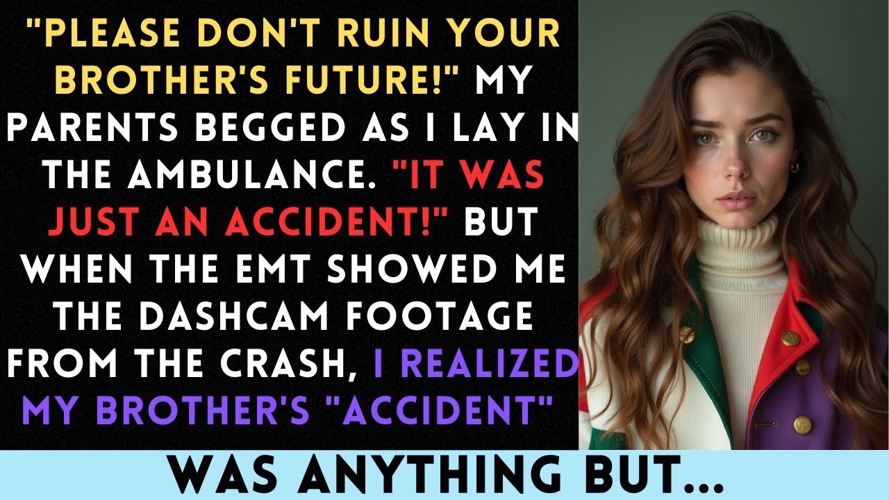 Brother Crashed My Car And Left Me Injured—Parents Begged Me To Lie  The EMT Had Other Plans