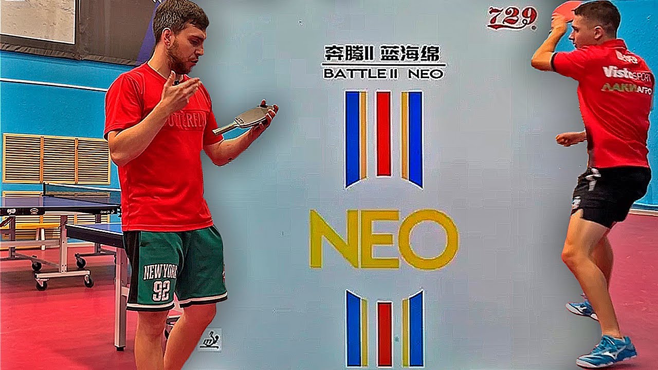 729 Friendship BATTLE 2 NEO!  Обзор на накладку для настольного тенниса!