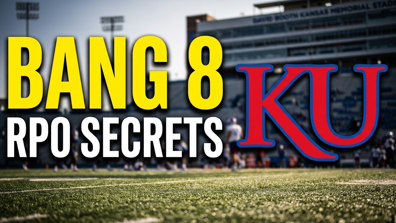 Kansas OC Andy Kotelnicki -  Bang 8 (Glance) RPO variations