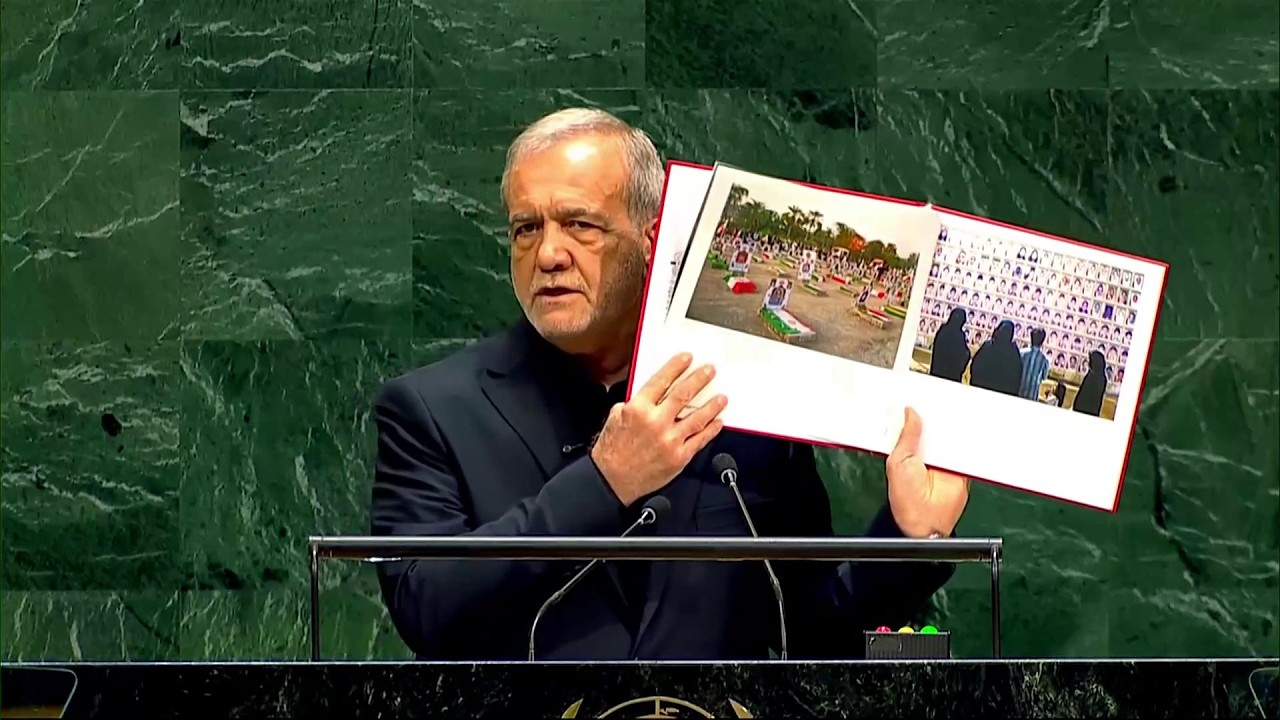 Full Iran speech at UN General Assembly tells Trump, US that 'we will never bow our head' amid war