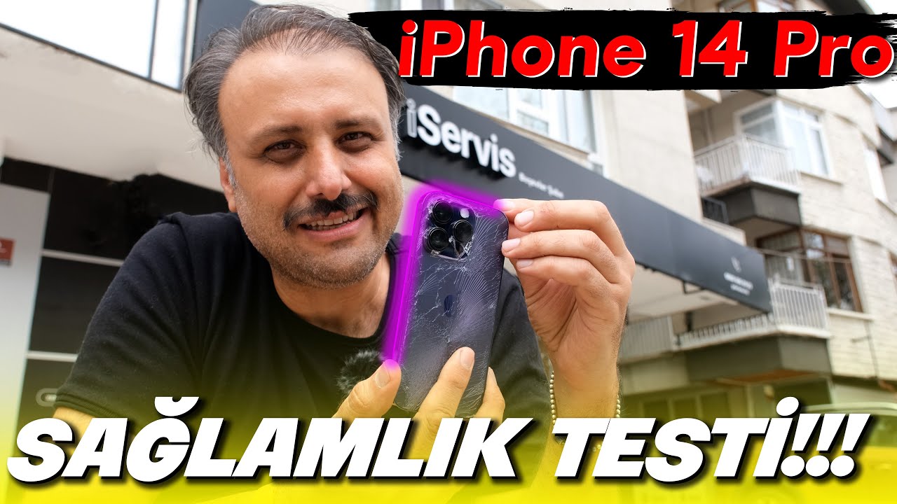 iPhone 14 Pro sağlamlık testi, iPhone drop test, Türkiye’de ve Dünya’da ilk !!
