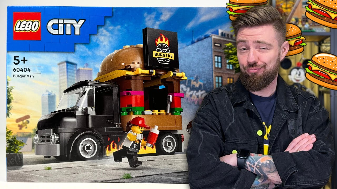 CIĘŻAR&Oacute;WKA Z BURGERAMI 🍔 LEGO CITY 60404 RECENZJA