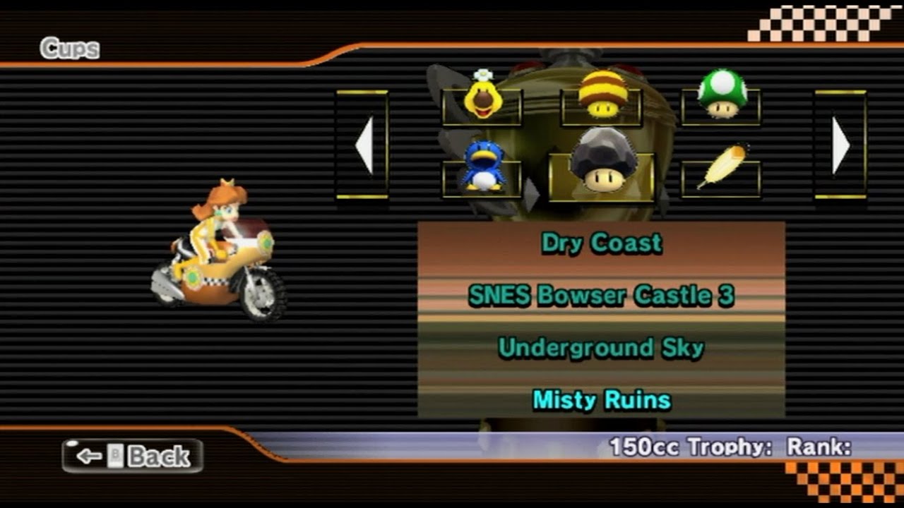 Mario Kart Wii Custom Tracks - Rock Mushroom Cup