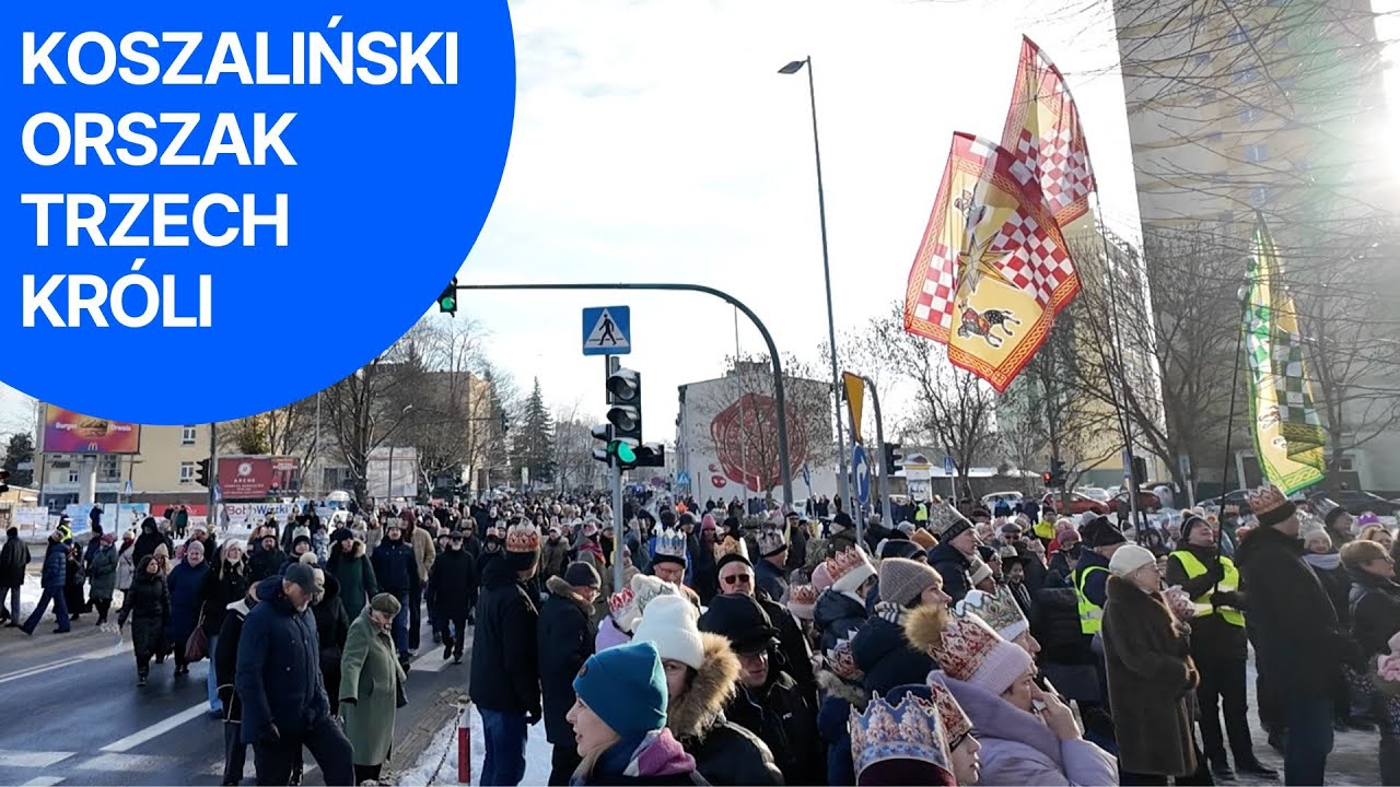 Orszak Trzech Króli w Koszalinie - fragmenty