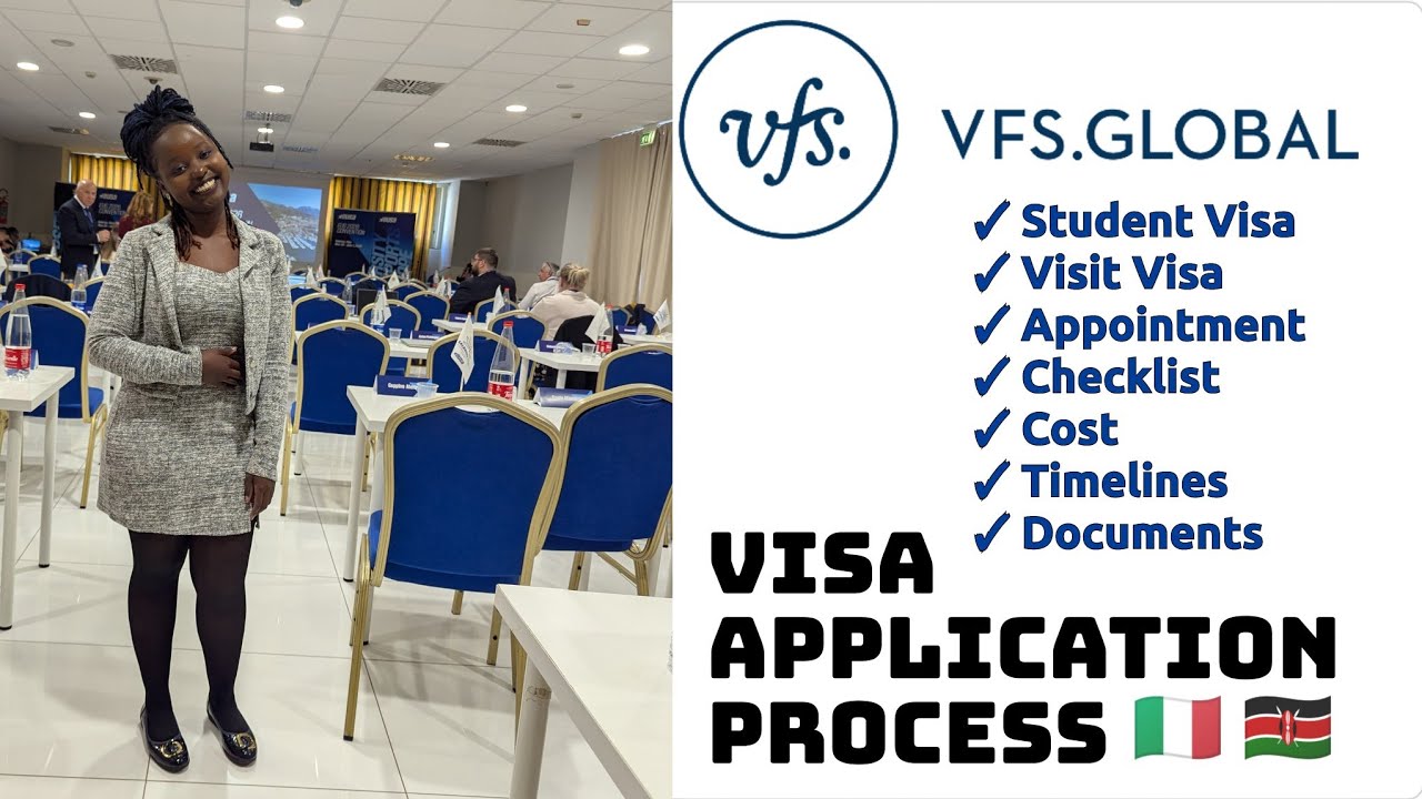 VFS Global Visa Application 2025 | Kenyan Student & Visit Visa Explained- Italy & Schengen Countries