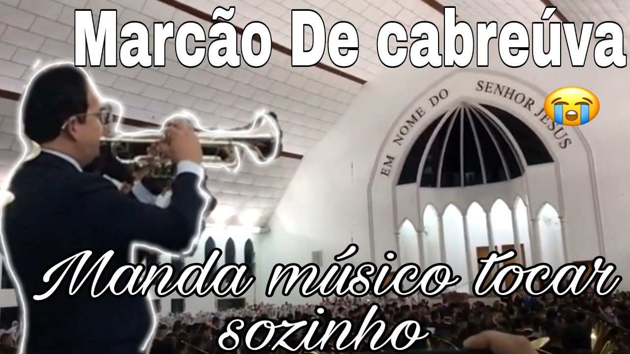a(Emocionante músico toca sozinho esse lindo som Trompete a)#hinosccb