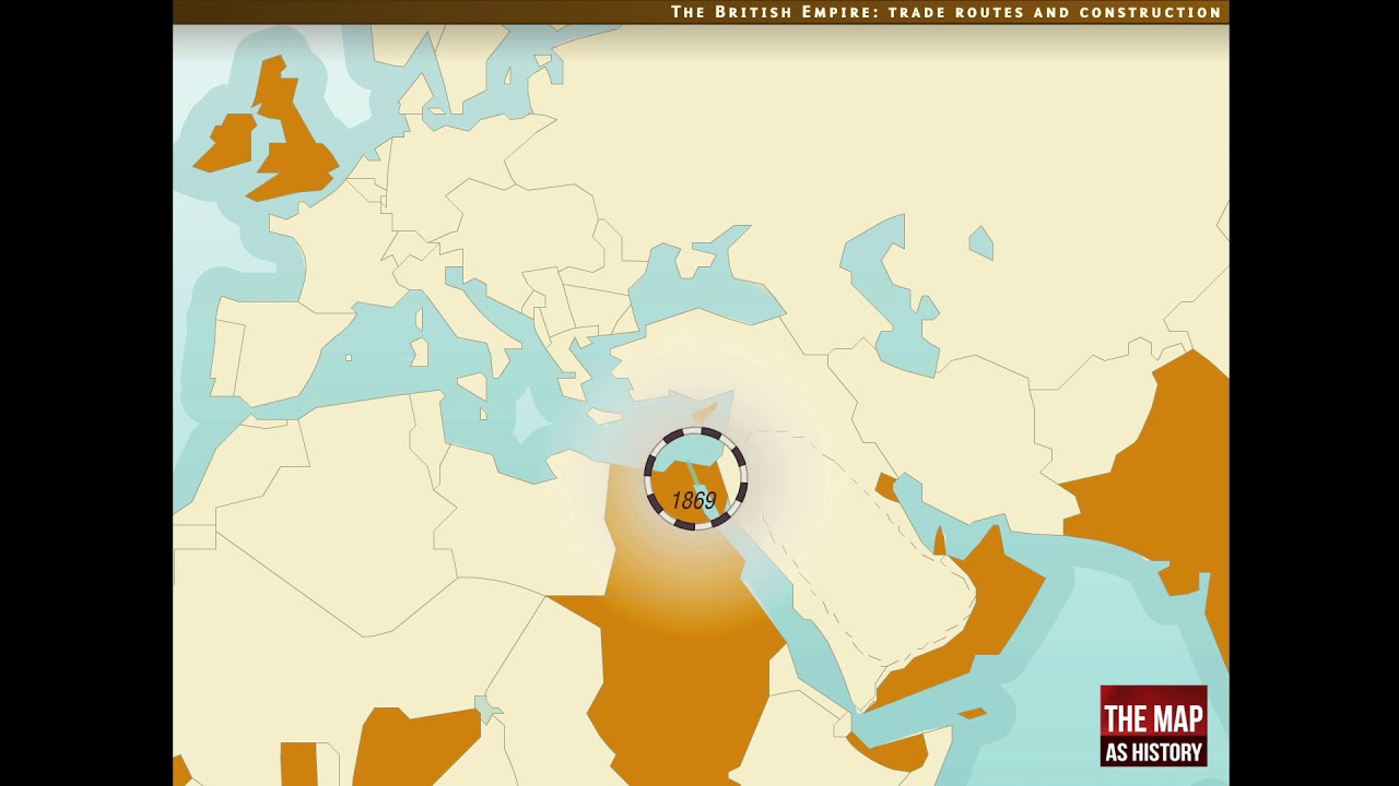 The British Empire: trading routes and creation