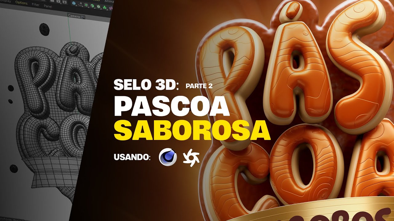 Crie um Selo 3D de Páscoa INCRÍVEL no Cinema 4D (Parte 2)