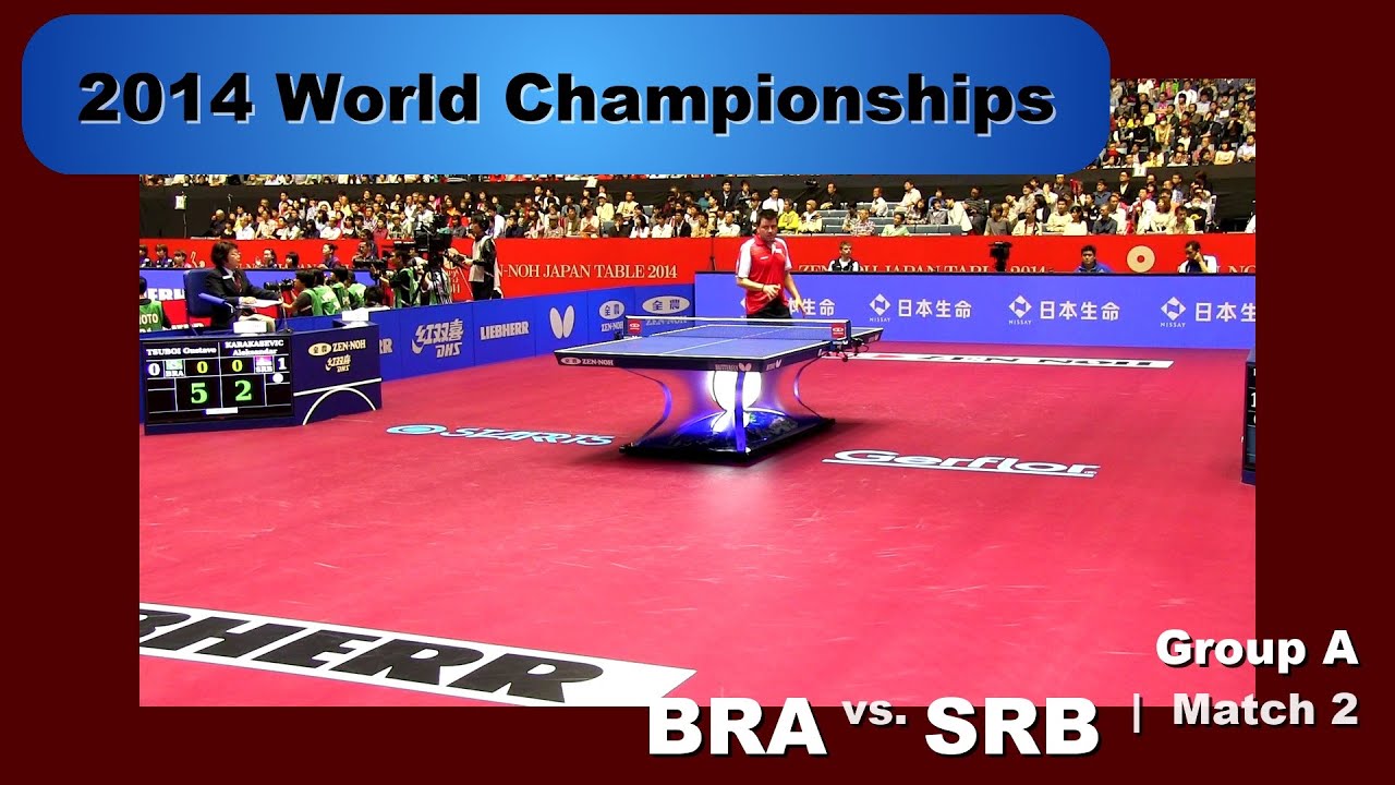 2014 WTTC Men's Team - Group A: BRA-SRB Match 2: Gustavo Tsubio v Aleksandar Karakasevic