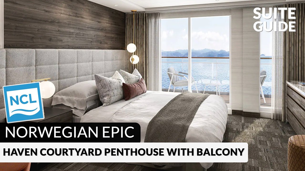 NCL Epic | The Haven Courtyard Penthouse with Balcony | Virtual Tour & Review | 4K