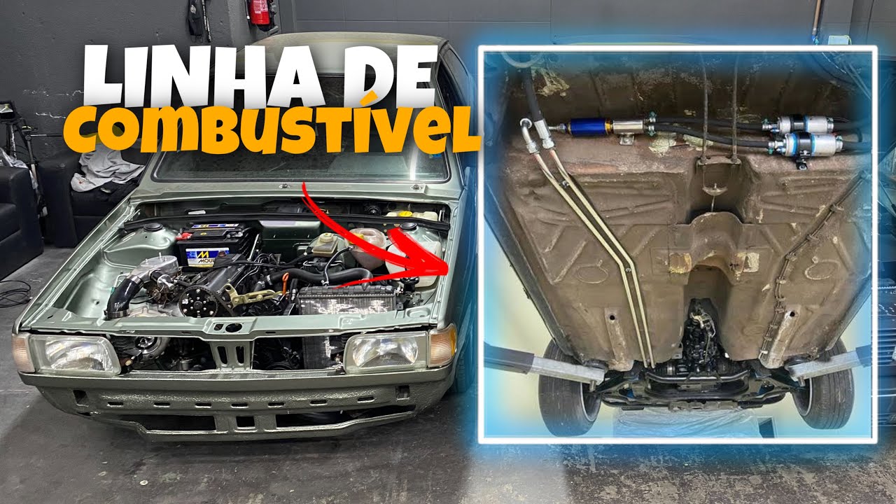 COMO FICOU A LINHA DE COMBUSTÍVEL ⛽️  GOL TURBO QUADRADO