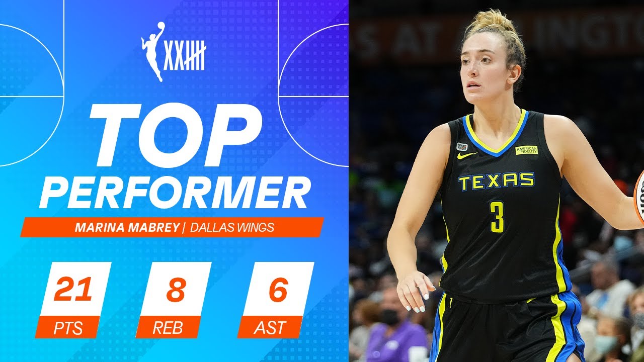 Marina Mabrey's 21 PTS Lead All Scorers To Help Dallas Clinch 7th Playoff Spot (September 11, 2021)