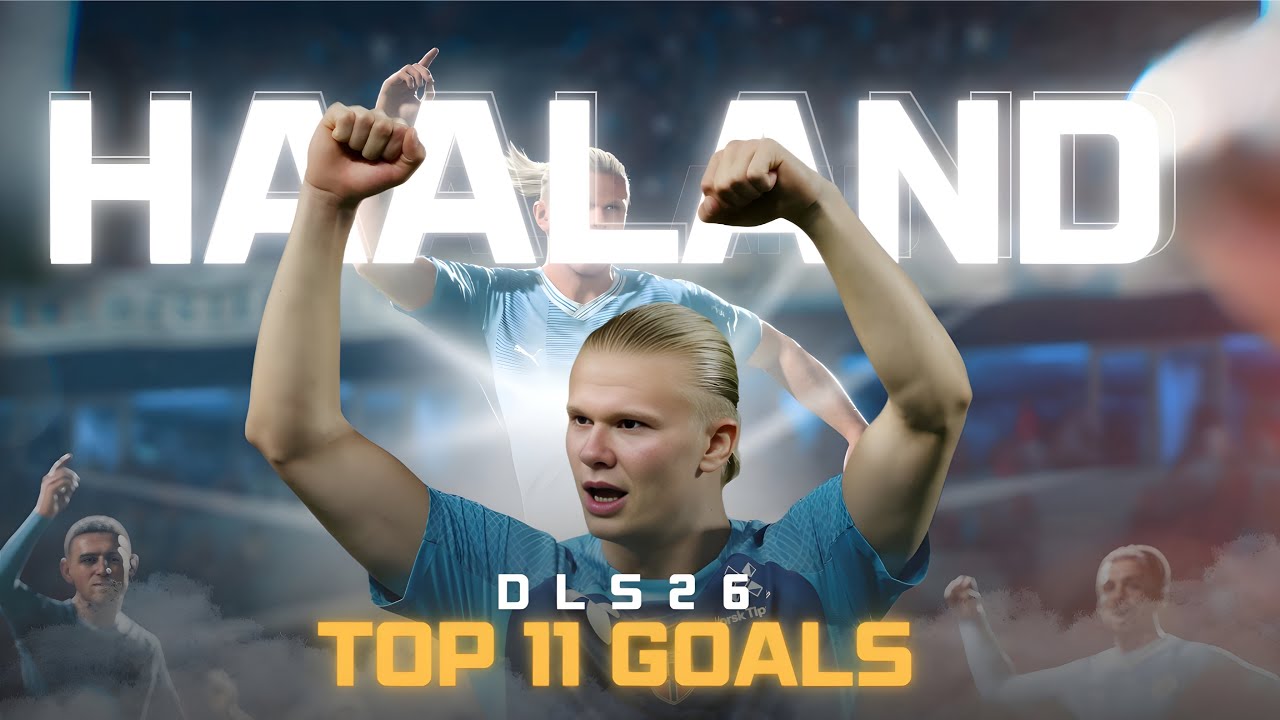 erling haaland highlights best goals ⚽️| DLS26 Gameplay